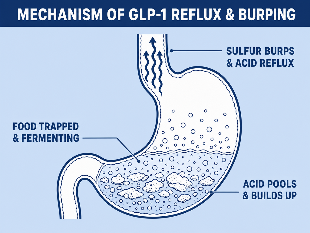 Burping mechanism